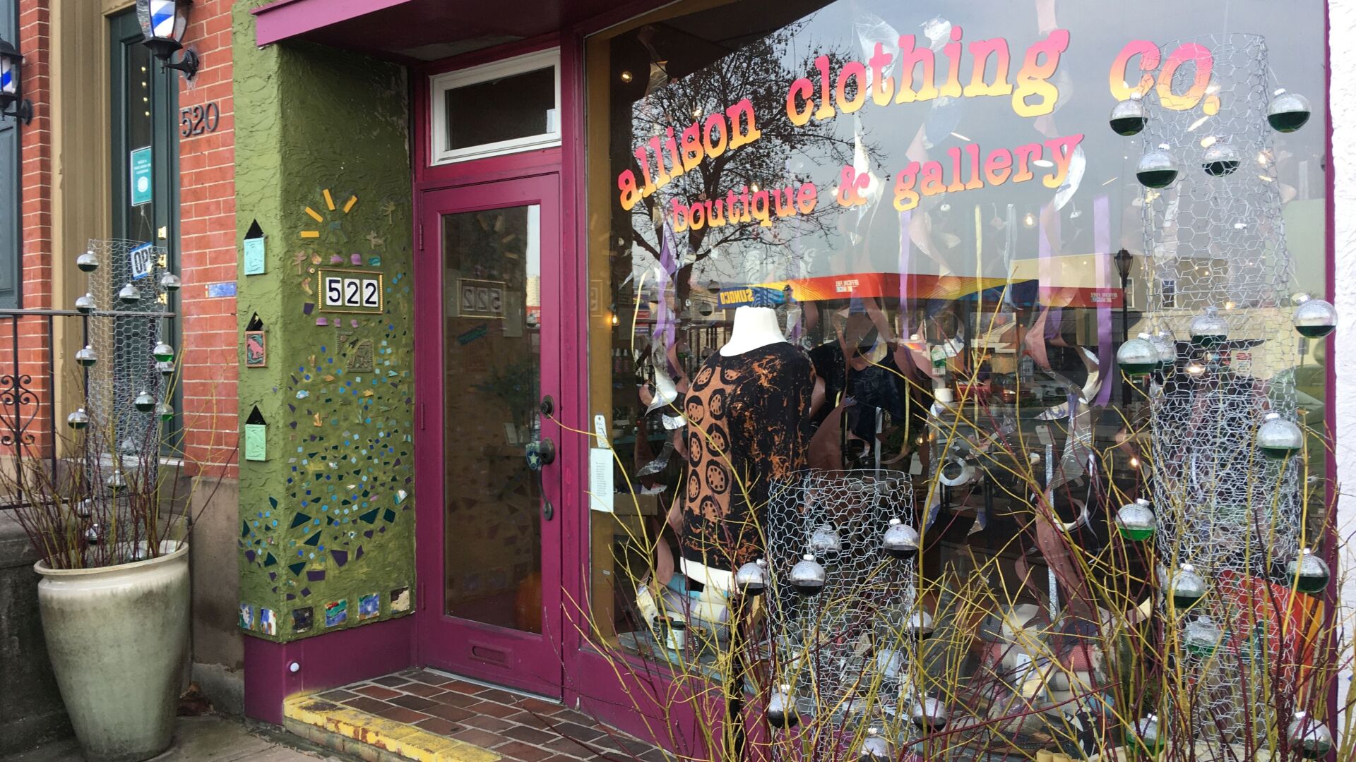 Allison Clothing Company in West Reading